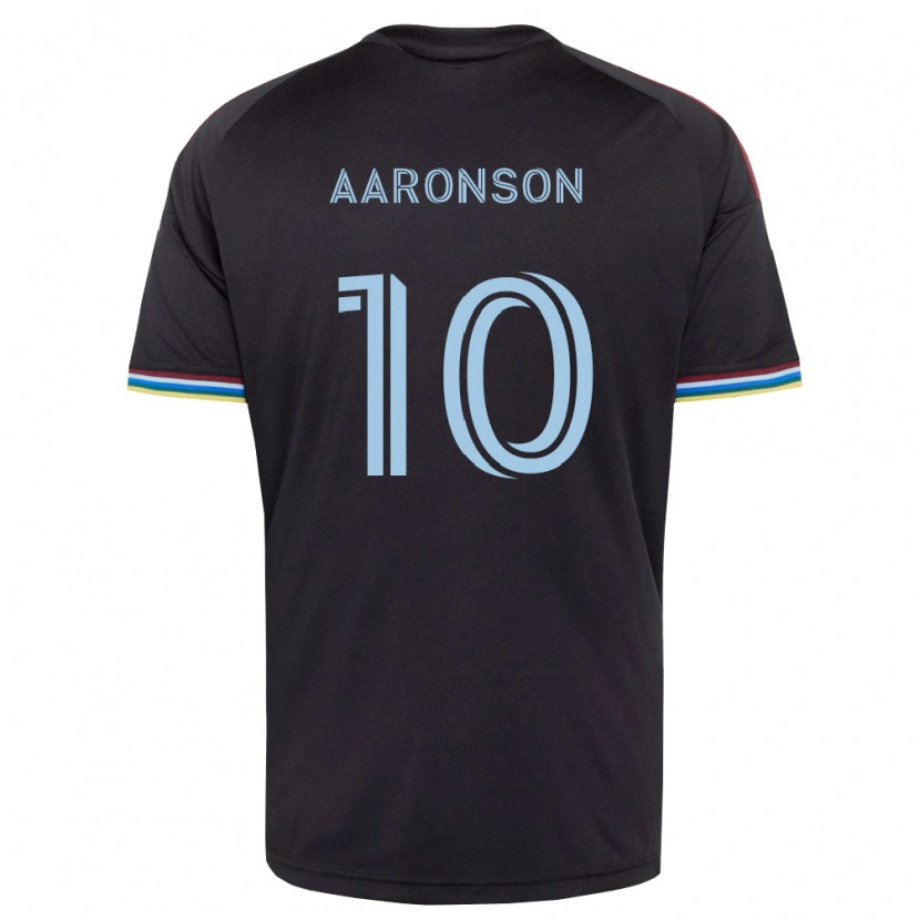 Danxen Kinder Paxten Aaronson #10 Schwarz Himmelblau Heimtrikot Trikot 2026/27 T-Shirt