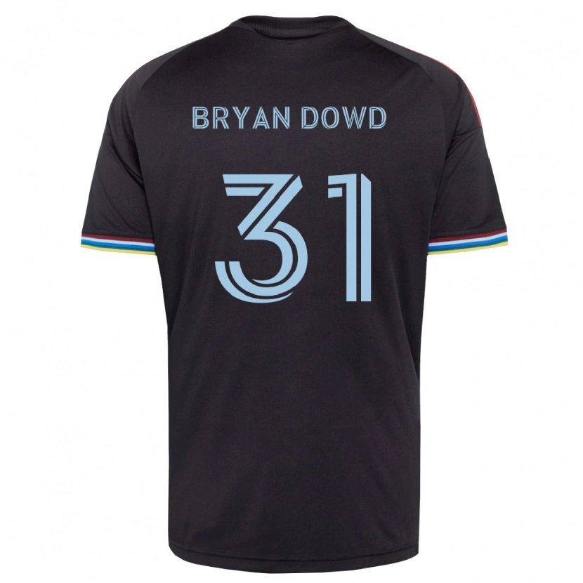 Danxen Kinder Bryan Dowd #31 Schwarz Himmelblau Heimtrikot Trikot 2026/27 T-Shirt