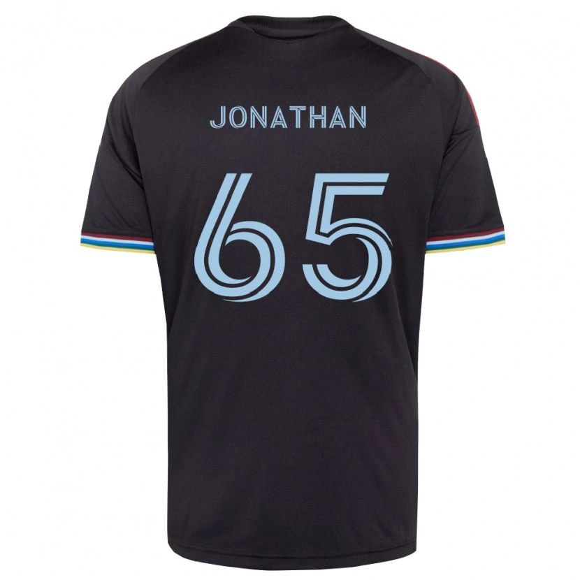 Danxen Kinder Jonathan De La Fuente #65 Schwarz Himmelblau Heimtrikot Trikot 2026/27 T-Shirt