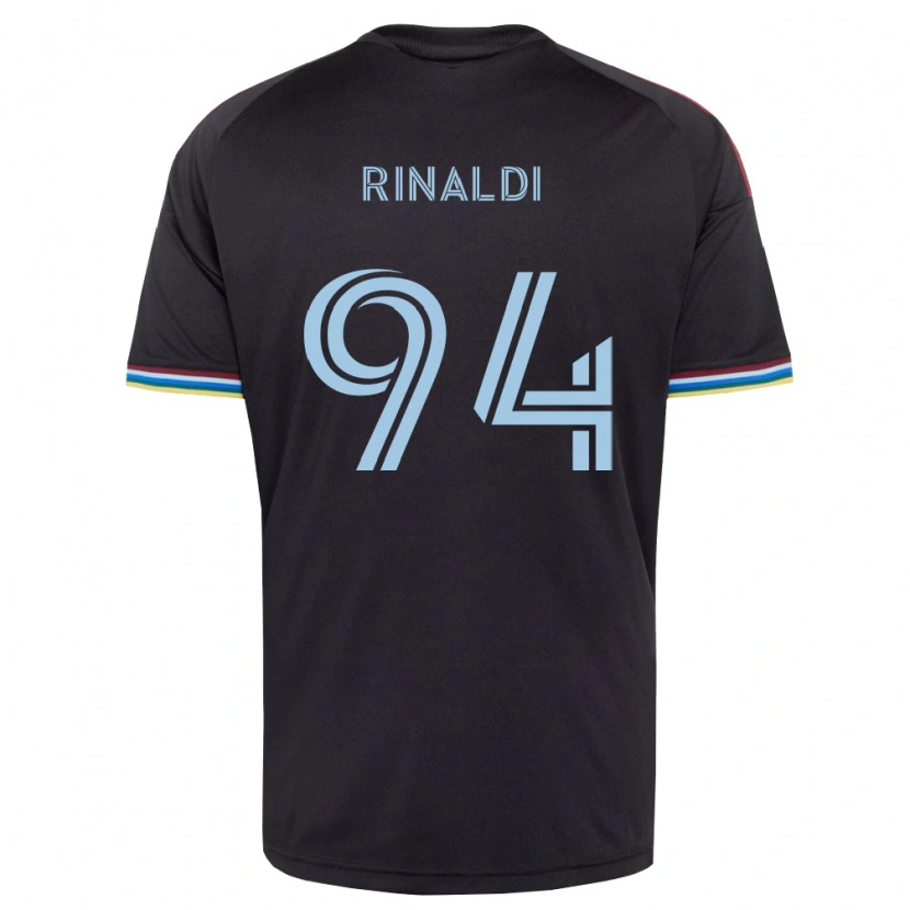 Danxen Kinder Vincent Rinaldi #94 Schwarz Himmelblau Heimtrikot Trikot 2026/27 T-Shirt