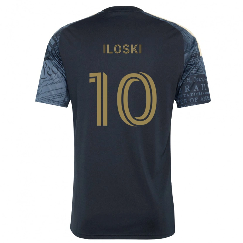 Danxen Kinder Milan Iloski #10 Marineblau Braun Heimtrikot Trikot 2026/27 T-Shirt