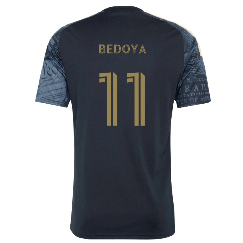 Danxen Kinder Alejandro Bedoya #11 Marineblau Braun Heimtrikot Trikot 2026/27 T-Shirt