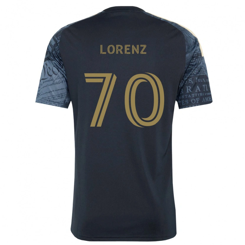 Danxen Kinder Charli Lorenz #70 Marineblau Braun Heimtrikot Trikot 2026/27 T-Shirt