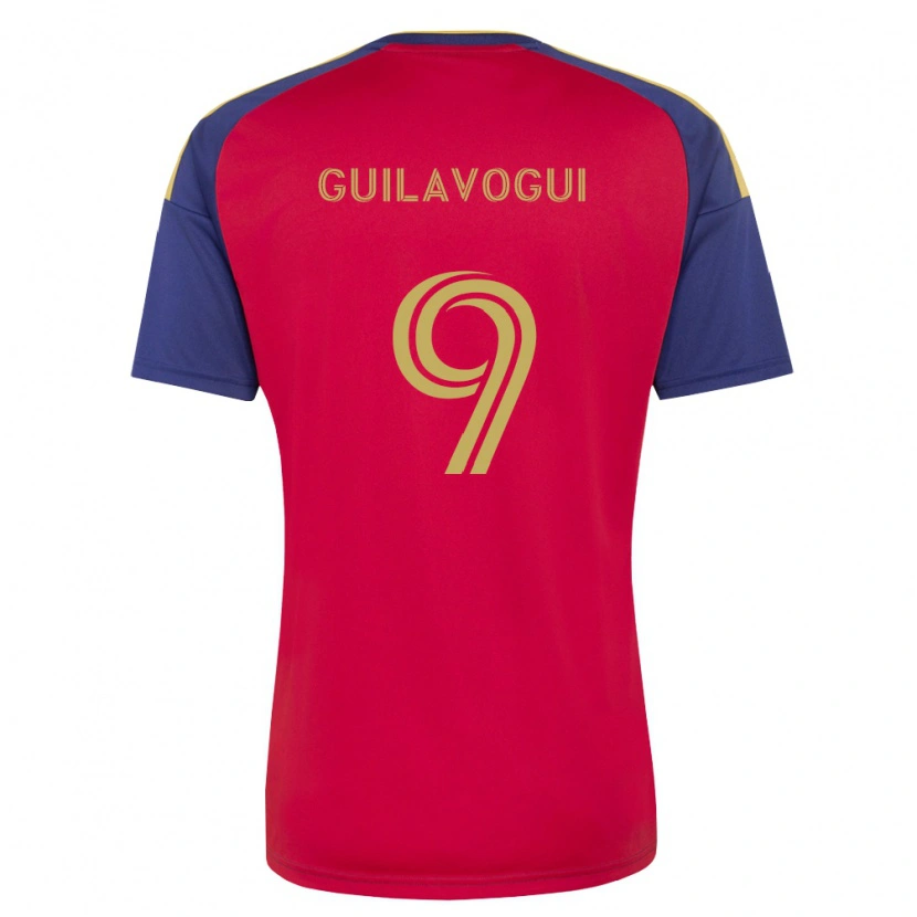 Danxen Kinder Morgan Guilavogui #9 Königsblau Braun Rot Heimtrikot Trikot 2026/27 T-Shirt