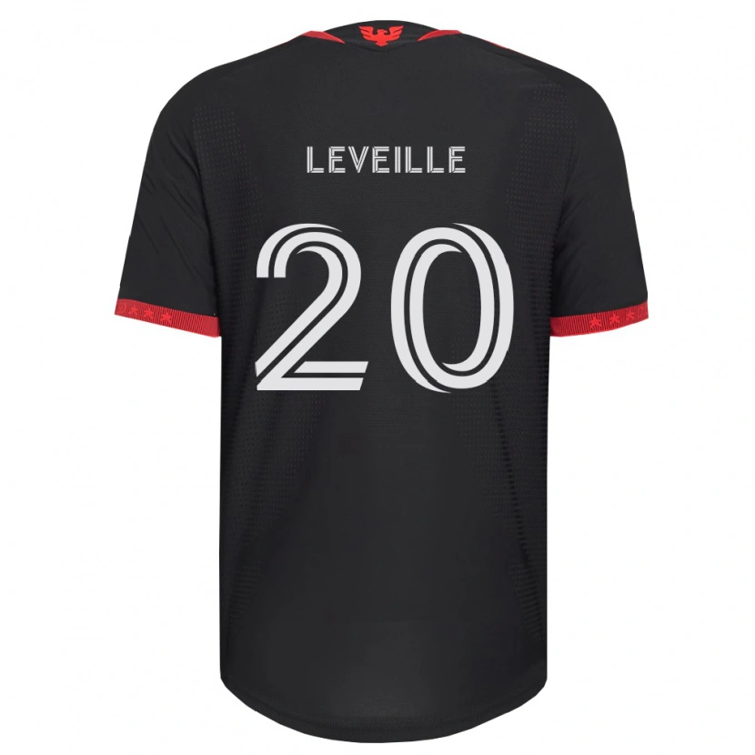 Danxen Kinder Grant Leveille #20 Schwarz Weiß Rot Heimtrikot Trikot 2026/27 T-Shirt