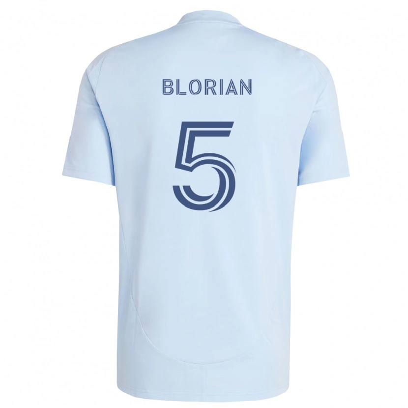 Danxen Kinder Or Blorian #5 Hellblau Hellgrau Heimtrikot Trikot 2026/27 T-Shirt