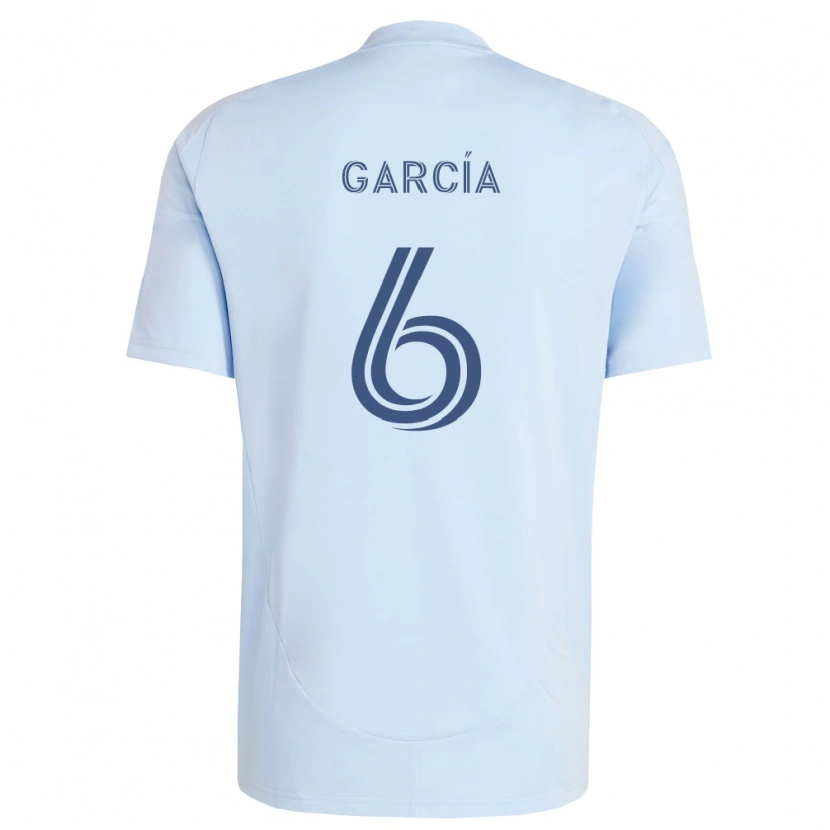 Danxen Kinder Manu García #6 Hellblau Hellgrau Heimtrikot Trikot 2026/27 T-Shirt