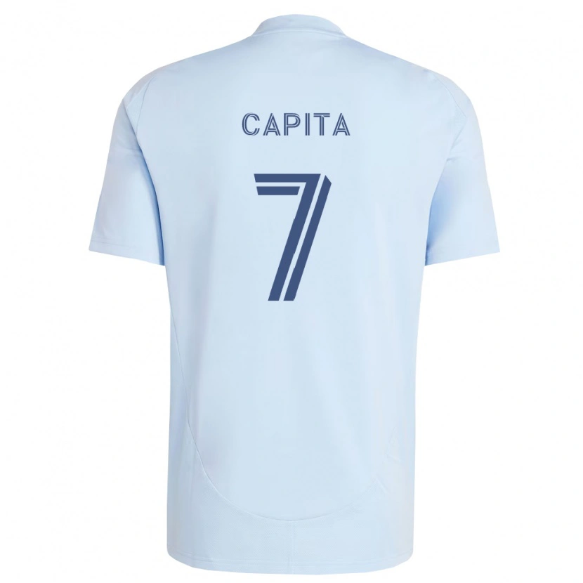 Danxen Kinder Capita #7 Hellblau Hellgrau Heimtrikot Trikot 2026/27 T-Shirt