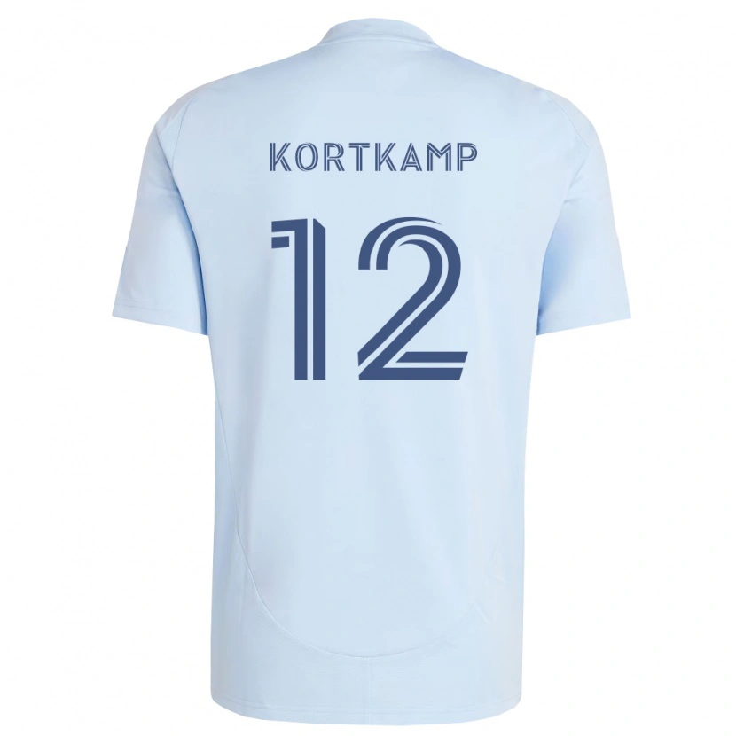 Danxen Kinder Jack Kortkamp #12 Hellblau Hellgrau Heimtrikot Trikot 2026/27 T-Shirt
