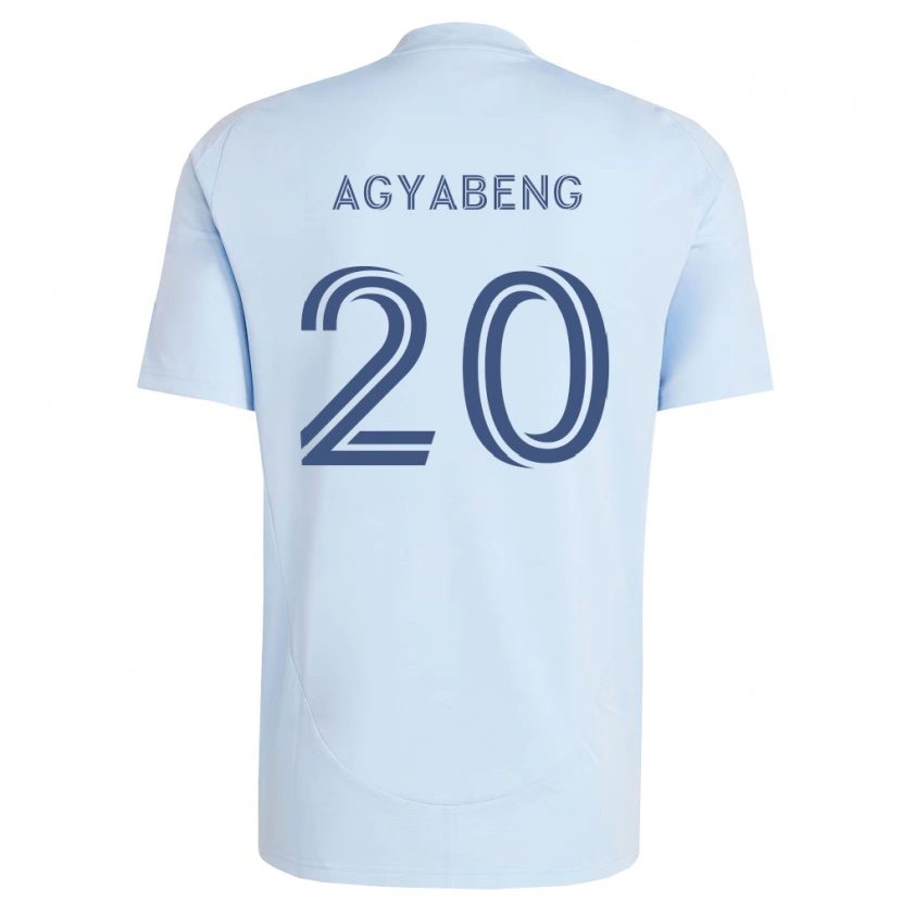 Danxen Kinder Kwaku Agyabeng #20 Hellblau Hellgrau Heimtrikot Trikot 2026/27 T-Shirt