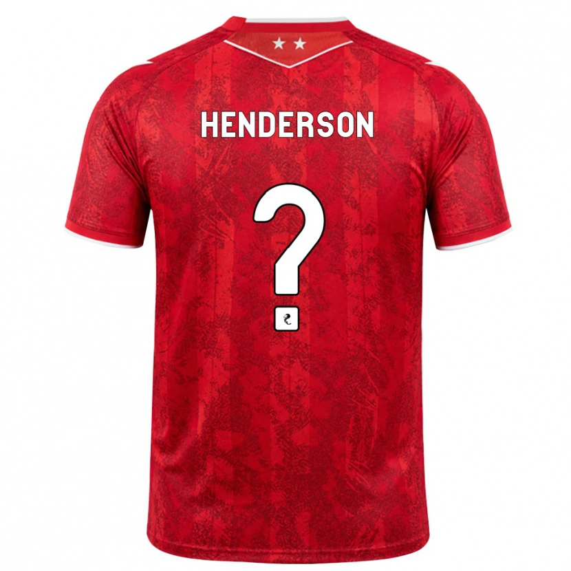 Danxen Kinder Jay Henderson #0 Rot Weiß Heimtrikot Trikot 2026/27 T-Shirt