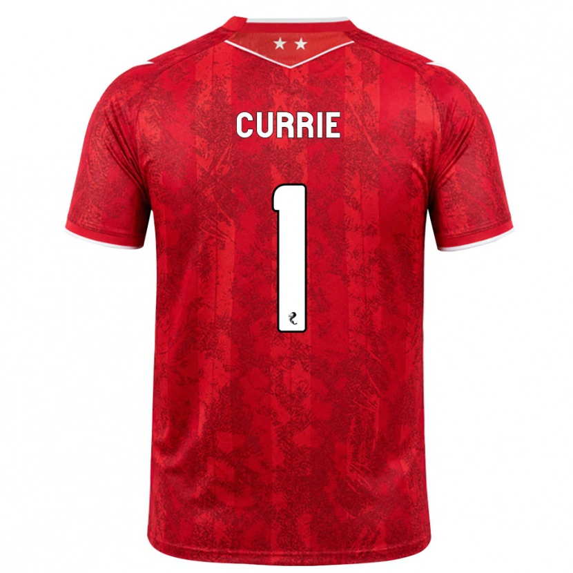 Danxen Kinder Jennifer Currie #1 Rot Weiß Heimtrikot Trikot 2026/27 T-Shirt
