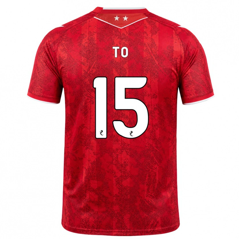 Danxen Kinder Zack To #15 Rot Weiß Heimtrikot Trikot 2026/27 T-Shirt