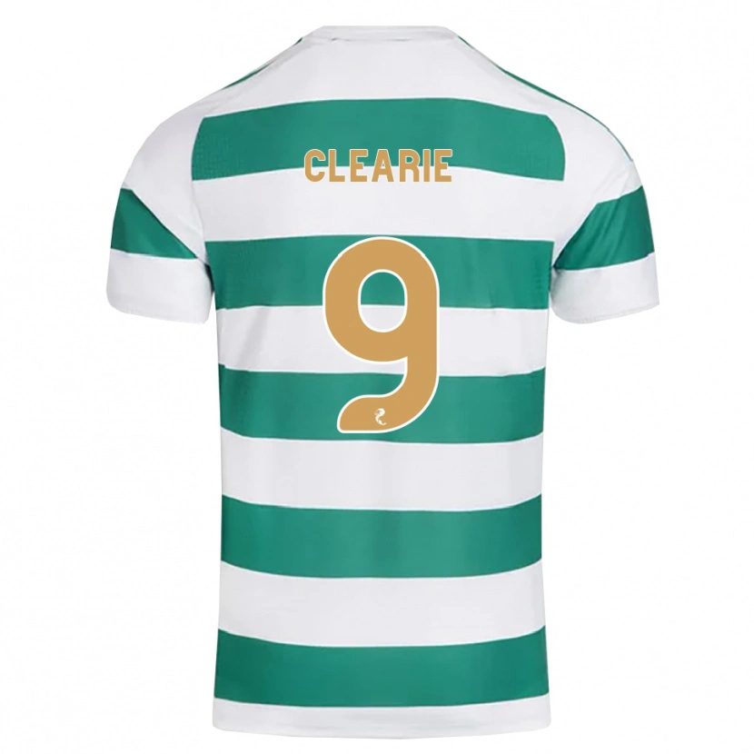 Danxen Kinder Lucas Clearie #9 Darkcyan Weiß Heimtrikot Trikot 2026/27 T-Shirt