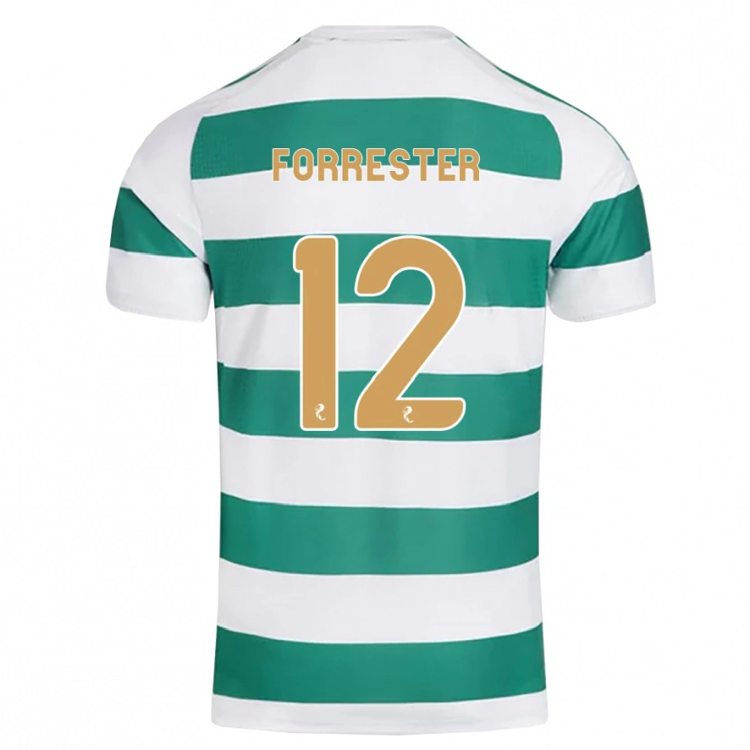 Danxen Kinder Shay Forrester #12 Darkcyan Weiß Heimtrikot Trikot 2026/27 T-Shirt