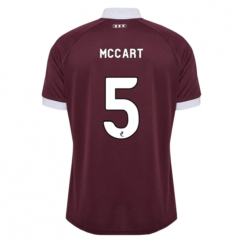 Danxen Kinder Jamie Mccart #5 Burgunder Weiß Heimtrikot Trikot 2026/27 T-Shirt