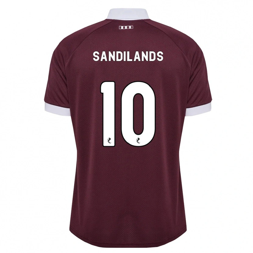 Danxen Kinder Callum Sandilands #10 Burgunder Weiß Heimtrikot Trikot 2026/27 T-Shirt