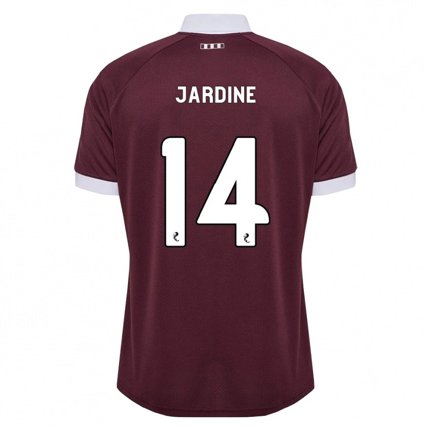 Danxen Kinder Kayla Jardine #14 Burgunder Weiß Heimtrikot Trikot 2026/27 T-Shirt