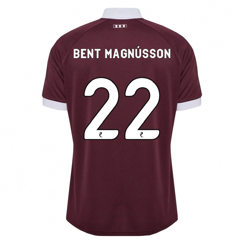 Danxen Kinder Tómas Bent Magnússon #22 Burgunder Weiß Heimtrikot Trikot 2026/27 T-Shirt