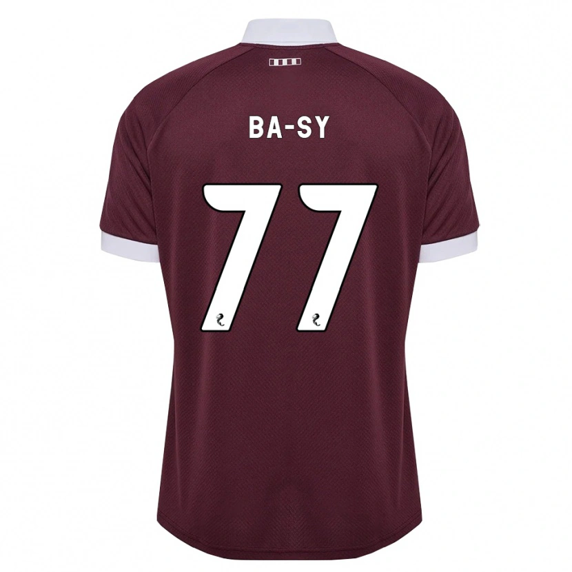 Danxen Kinder Amadou Ba-Sy #77 Burgunder Weiß Heimtrikot Trikot 2026/27 T-Shirt