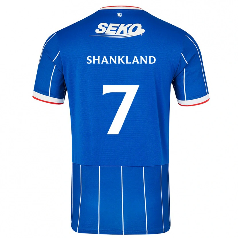 Danxen Kinder Lawrence Shankland #7 Rot Blau Weiß Heimtrikot Trikot 2026/27 T-Shirt