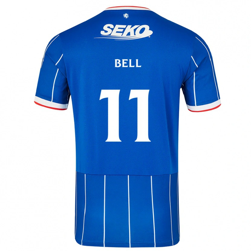 Danxen Kinder Megan Bell #11 Rot Blau Weiß Heimtrikot Trikot 2026/27 T-Shirt