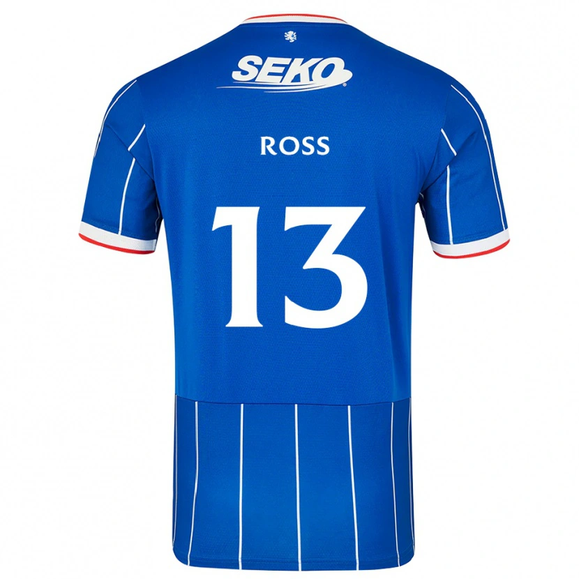 Danxen Kinder Jane Ross #13 Rot Blau Weiß Heimtrikot Trikot 2026/27 T-Shirt