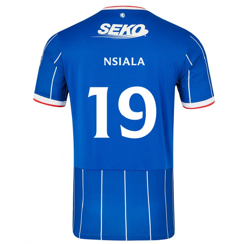 Danxen Kinder Clinton Nsiala #19 Rot Blau Weiß Heimtrikot Trikot 2026/27 T-Shirt