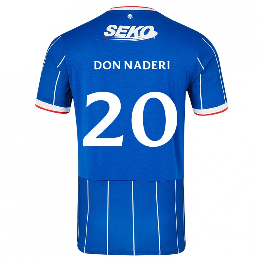 Danxen Kinder Ryan Naderi #20 Rot Blau Weiß Heimtrikot Trikot 2026/27 T-Shirt