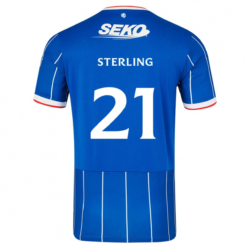 Danxen Kinder Dujon Sterling #21 Rot Blau Weiß Heimtrikot Trikot 2026/27 T-Shirt