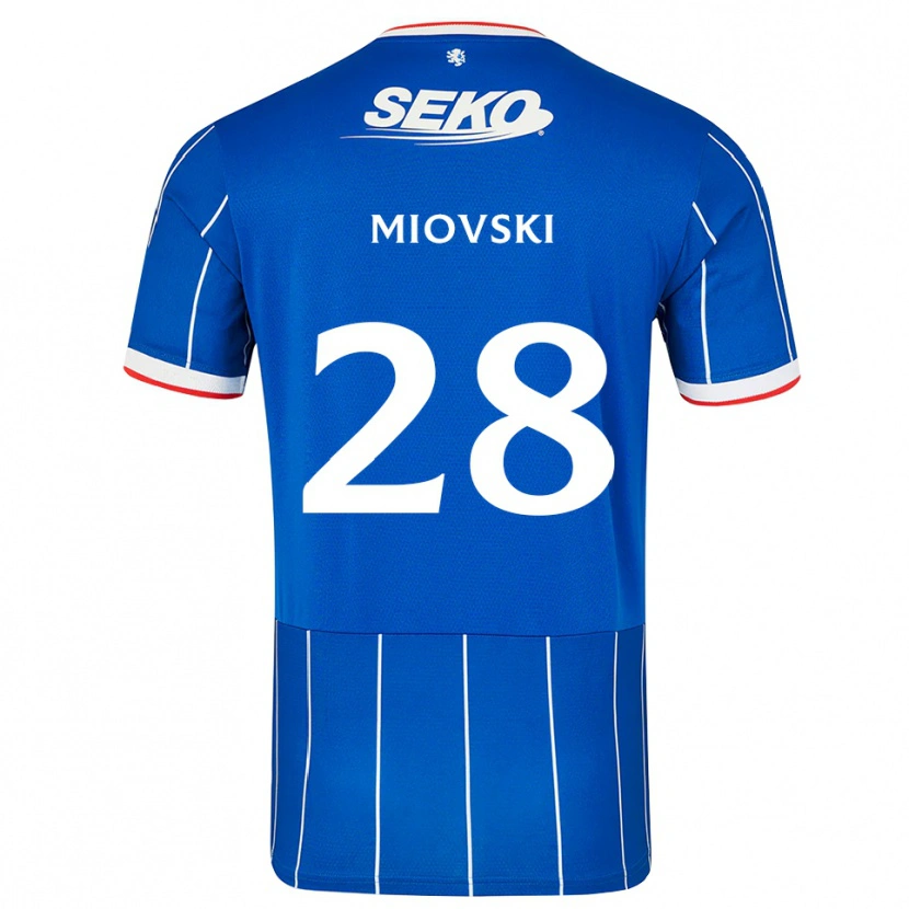 Danxen Kinder Bojan Miovski #28 Rot Blau Weiß Heimtrikot Trikot 2026/27 T-Shirt