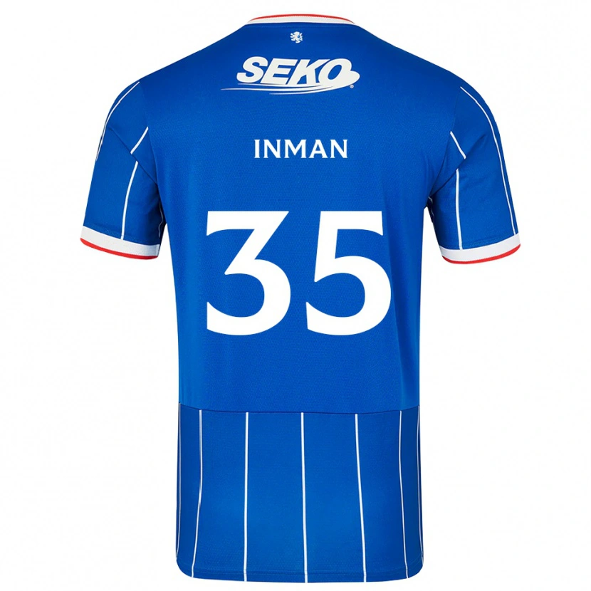 Danxen Kinder Lucy Inman #35 Rot Blau Weiß Heimtrikot Trikot 2026/27 T-Shirt