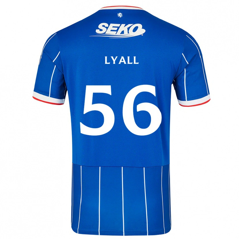 Danxen Kinder Arron Lyall #56 Rot Blau Weiß Heimtrikot Trikot 2026/27 T-Shirt