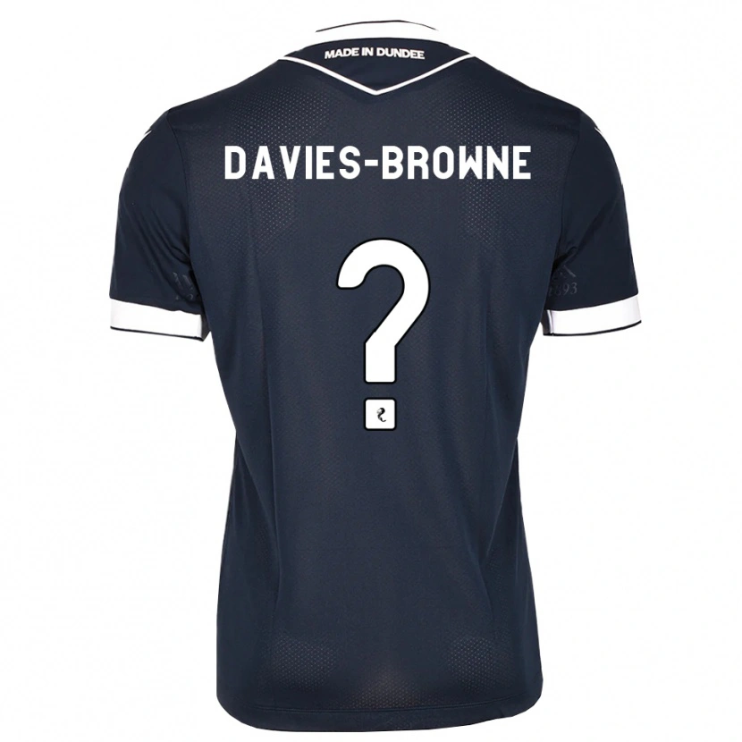 Danxen Kinder Tobias Davies-Browne #0 Mitternachtsblau Weiß Heimtrikot Trikot 2026/27 T-Shirt