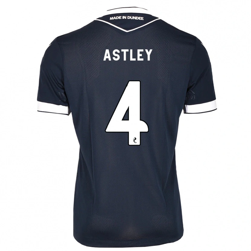 Danxen Kinder Ryan Astley #4 Mitternachtsblau Weiß Heimtrikot Trikot 2026/27 T-Shirt