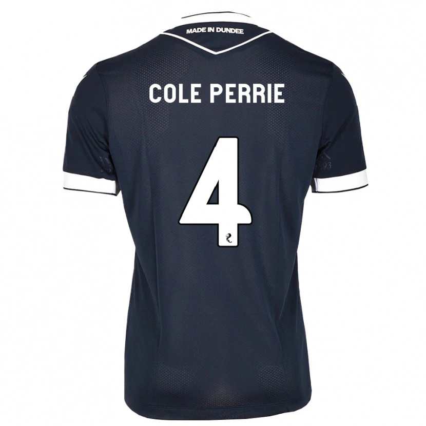 Danxen Kinder Cole Perrie #4 Mitternachtsblau Weiß Heimtrikot Trikot 2026/27 T-Shirt