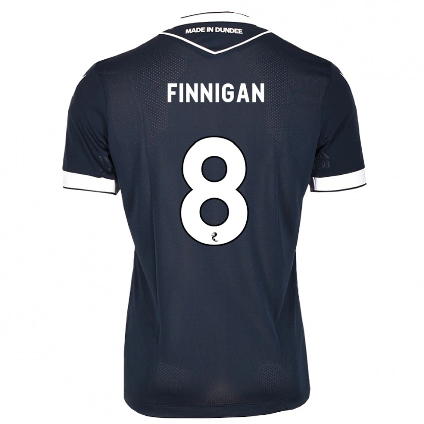 Danxen Kinder Ryan Finnigan #8 Mitternachtsblau Weiß Heimtrikot Trikot 2026/27 T-Shirt