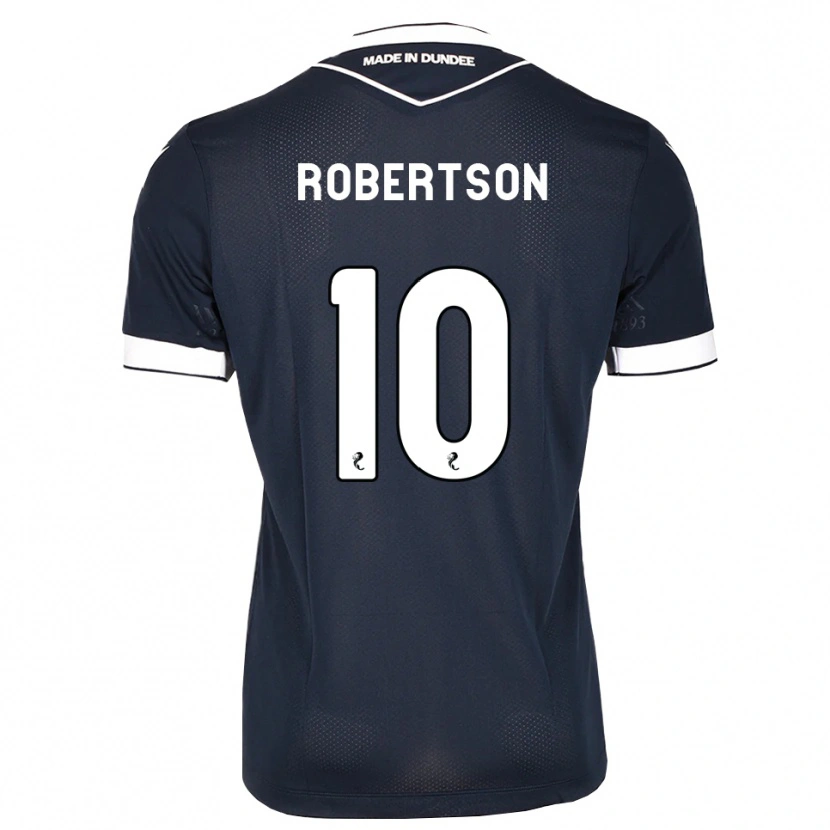 Danxen Kinder Finlay Robertson #10 Mitternachtsblau Weiß Heimtrikot Trikot 2026/27 T-Shirt