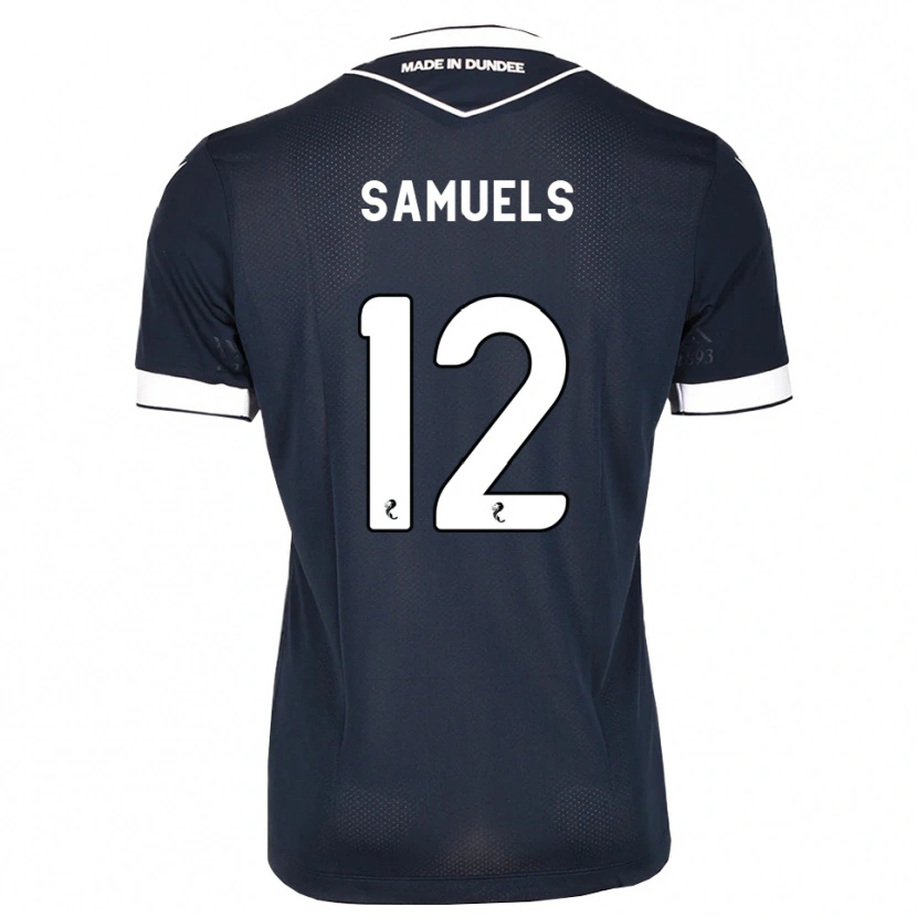 Danxen Kinder Imari Samuels #12 Mitternachtsblau Weiß Heimtrikot Trikot 2026/27 T-Shirt