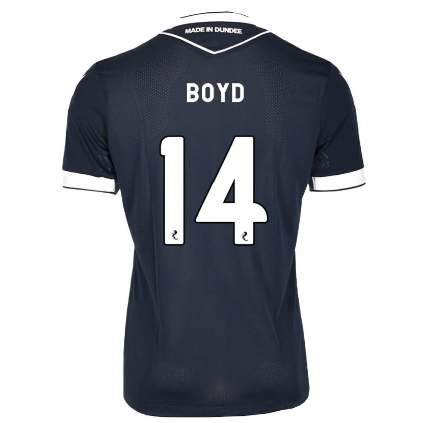 Danxen Kinder Travis Boyd #14 Mitternachtsblau Weiß Heimtrikot Trikot 2026/27 T-Shirt