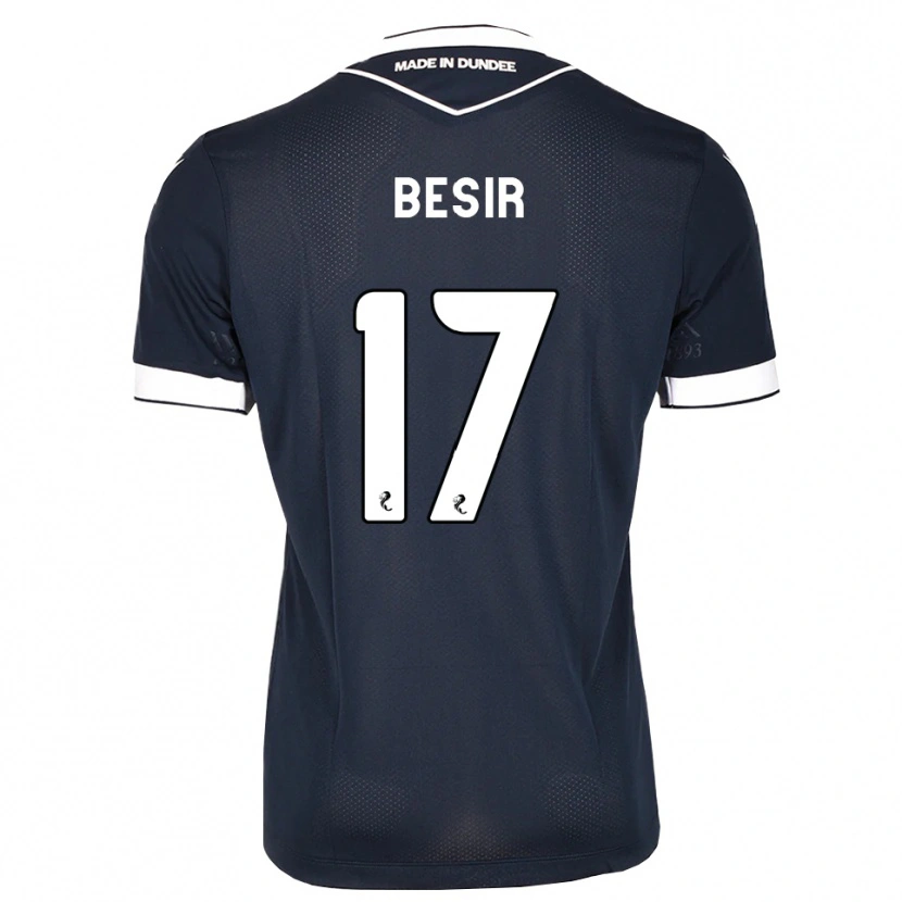 Danxen Kinder Zan Besir #17 Mitternachtsblau Weiß Heimtrikot Trikot 2026/27 T-Shirt