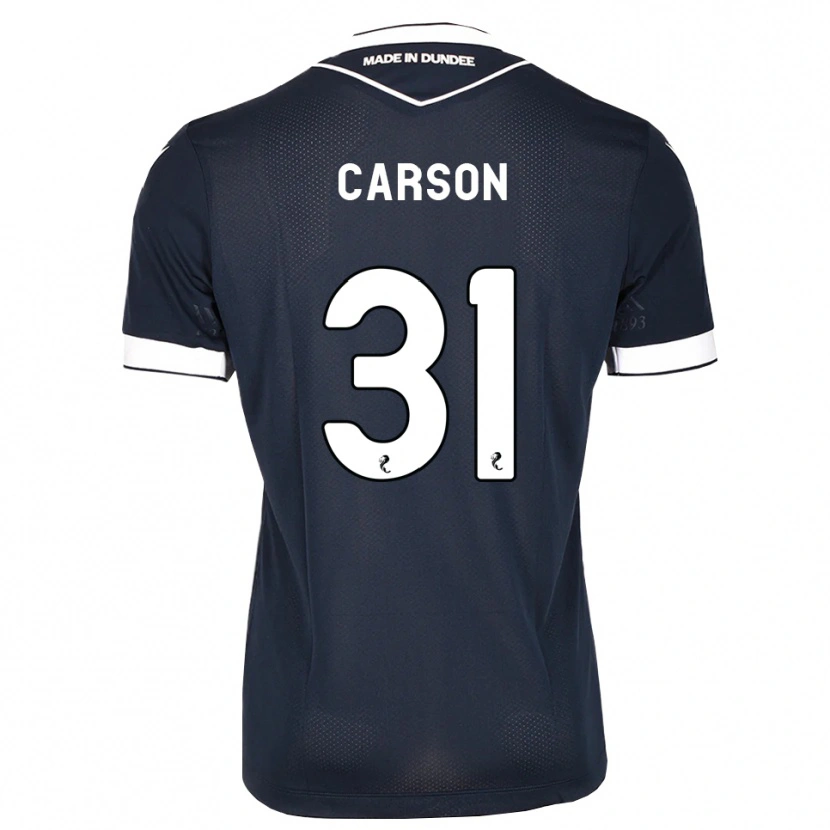 Danxen Kinder Trevor Carson #31 Mitternachtsblau Weiß Heimtrikot Trikot 2026/27 T-Shirt