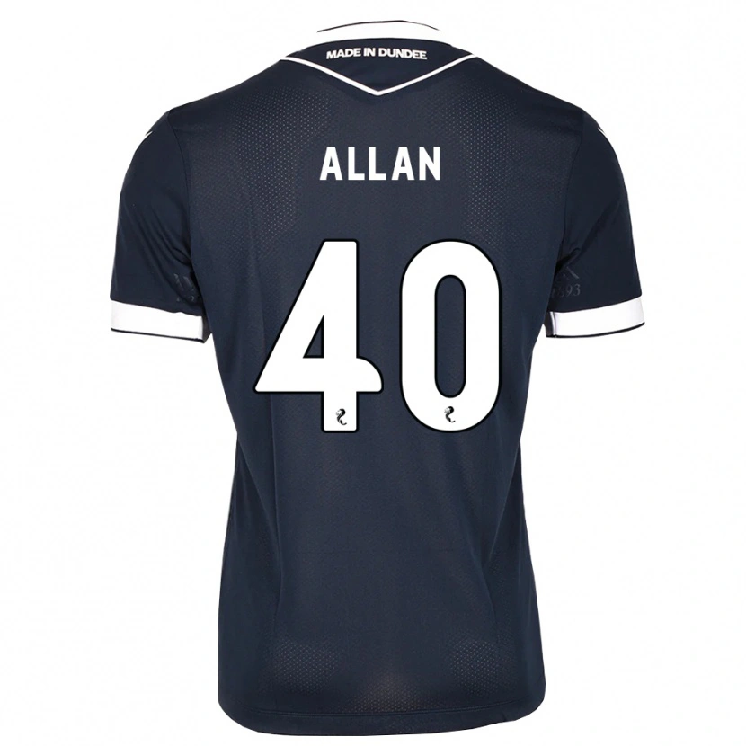 Danxen Kinder Finlay Allan #40 Mitternachtsblau Weiß Heimtrikot Trikot 2026/27 T-Shirt