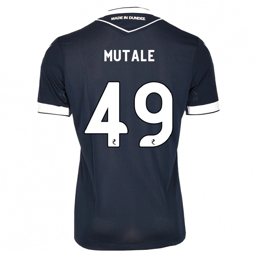 Danxen Kinder Euan Mutale #49 Mitternachtsblau Weiß Heimtrikot Trikot 2026/27 T-Shirt