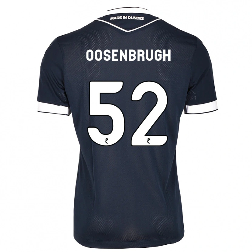 Danxen Kinder Charley Oosenbrugh #52 Mitternachtsblau Weiß Heimtrikot Trikot 2026/27 T-Shirt