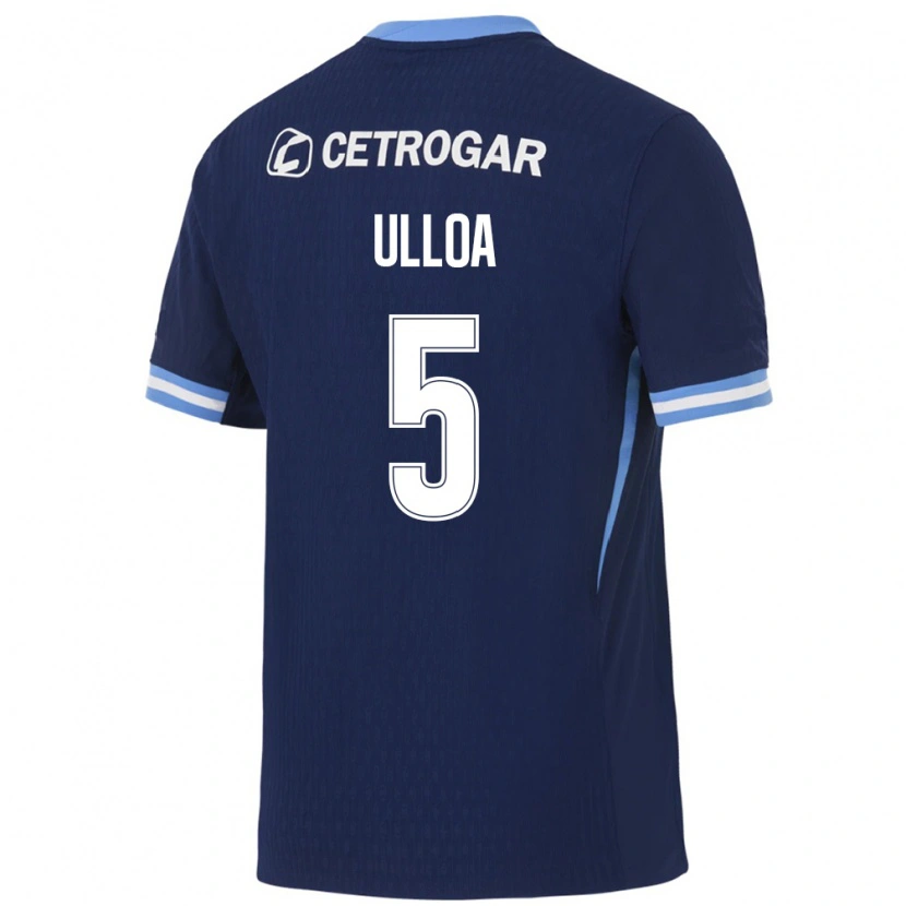 Danxen Kinder Camila Ulloa #5 Königsblau Hellblau Weiß Auswärtstrikot Trikot 2026/27 T-Shirt