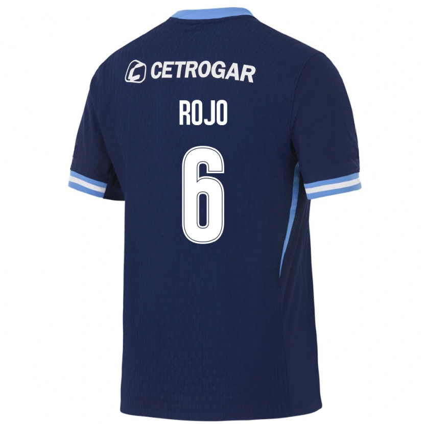 Danxen Kinder Marcos Rojo #6 Königsblau Hellblau Weiß Auswärtstrikot Trikot 2026/27 T-Shirt
