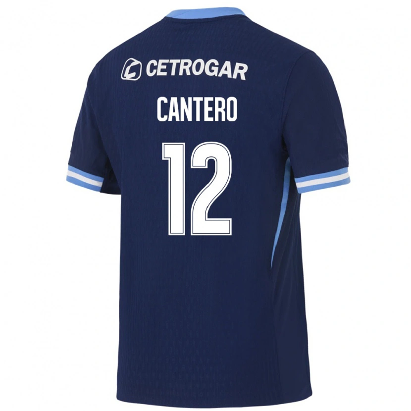 Danxen Kinder Milton Cantero #12 Königsblau Hellblau Weiß Auswärtstrikot Trikot 2026/27 T-Shirt