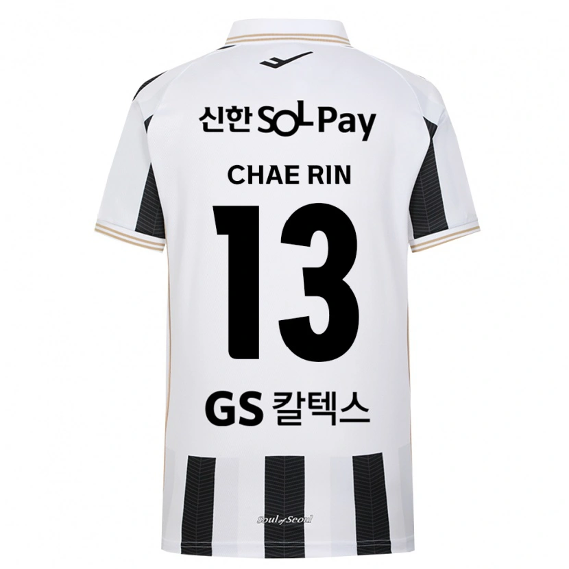 Danxen Kinder Chae-Rin Han #13 Schwarz Weiß Auswärtstrikot Trikot 2026/27 T-Shirt