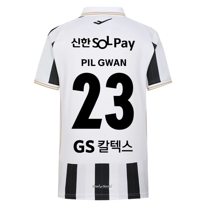 Danxen Kinder Pil-Gwan Ko #23 Schwarz Weiß Auswärtstrikot Trikot 2026/27 T-Shirt